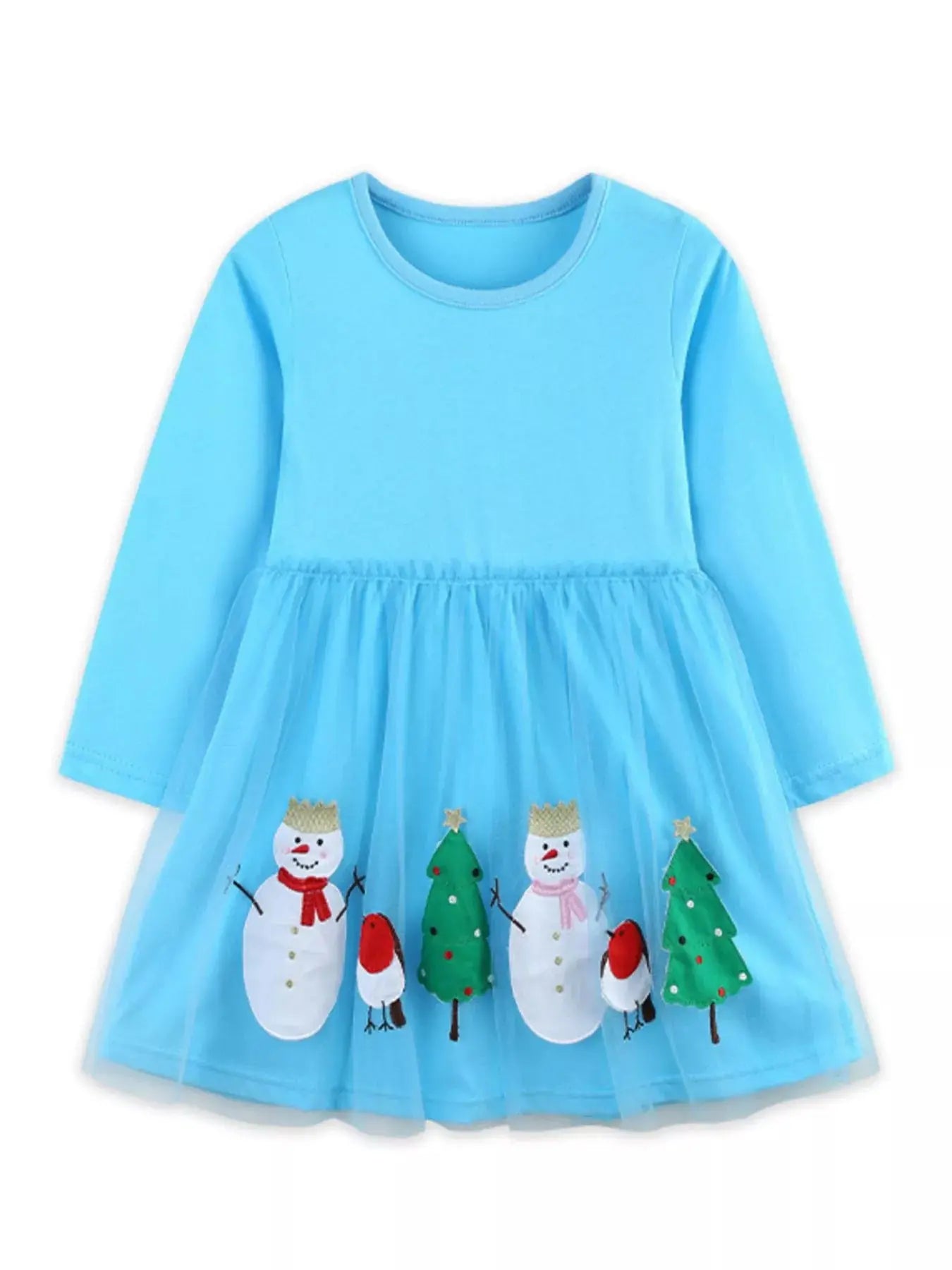 Children's Christmas Long Sleeve Dress Simply Love