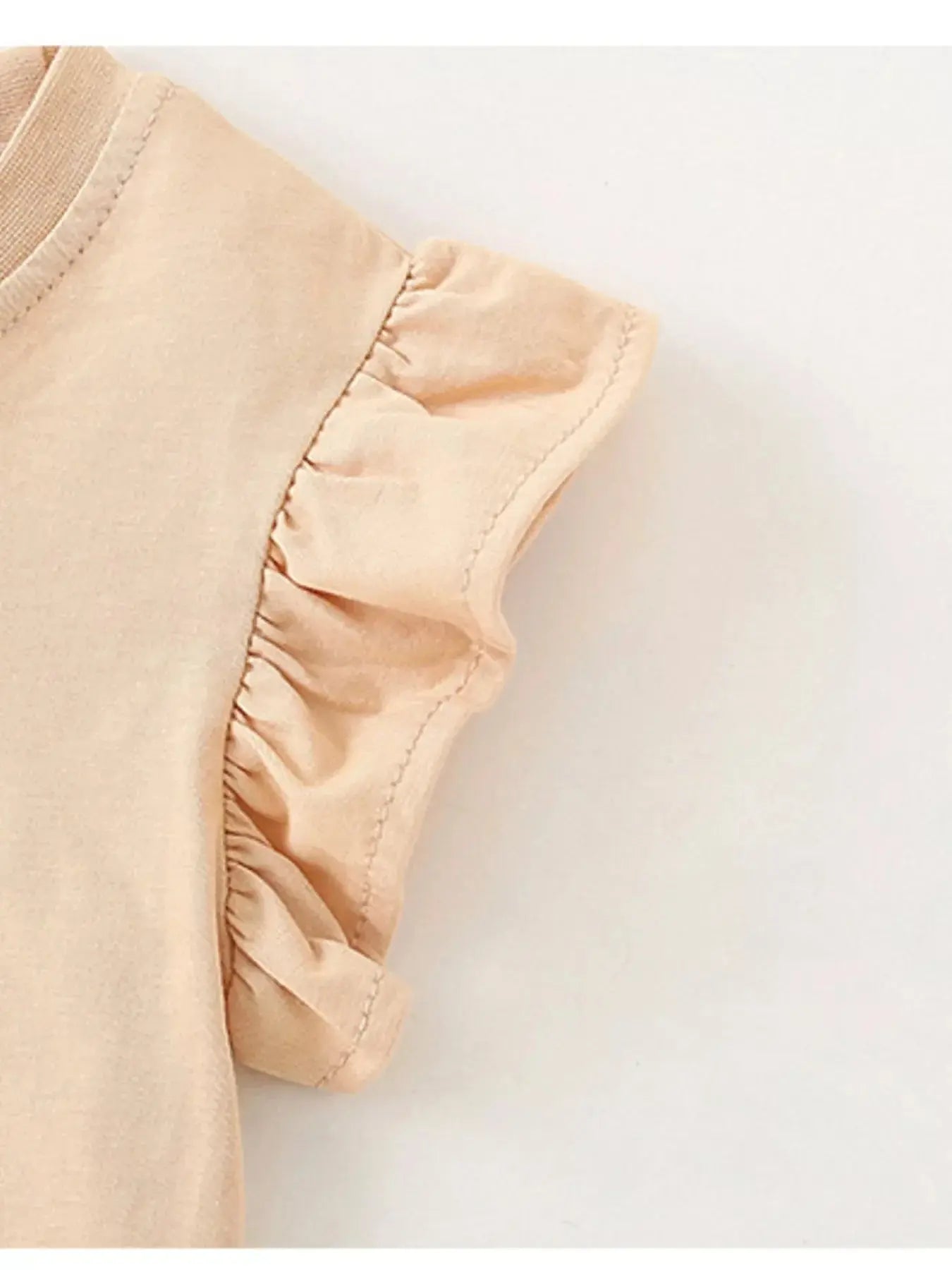 Children's Swan Ruffle Sleeve Top and Shorts Set Simply Love