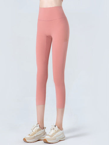 Wide Waistband Cropped Sports Leggings.