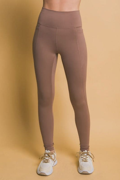 High Rise Pocketed Active Leggings for Comfort and Style