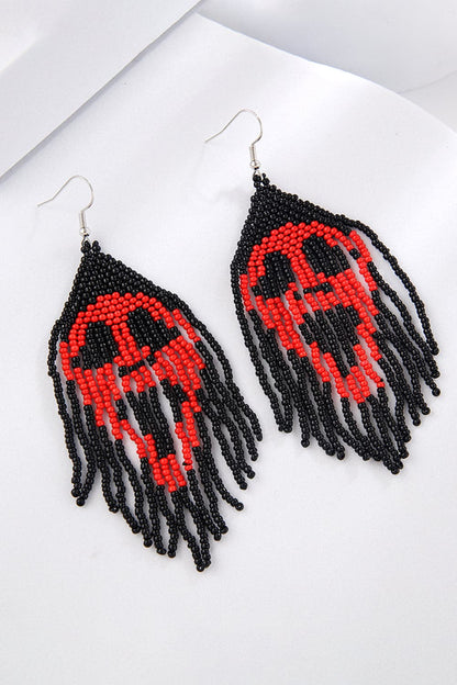 Chic beaded drop earrings