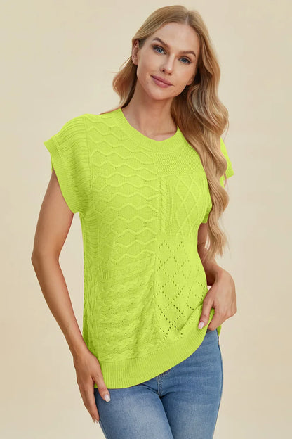 Double Take: Cozy Cable Knit Sweater