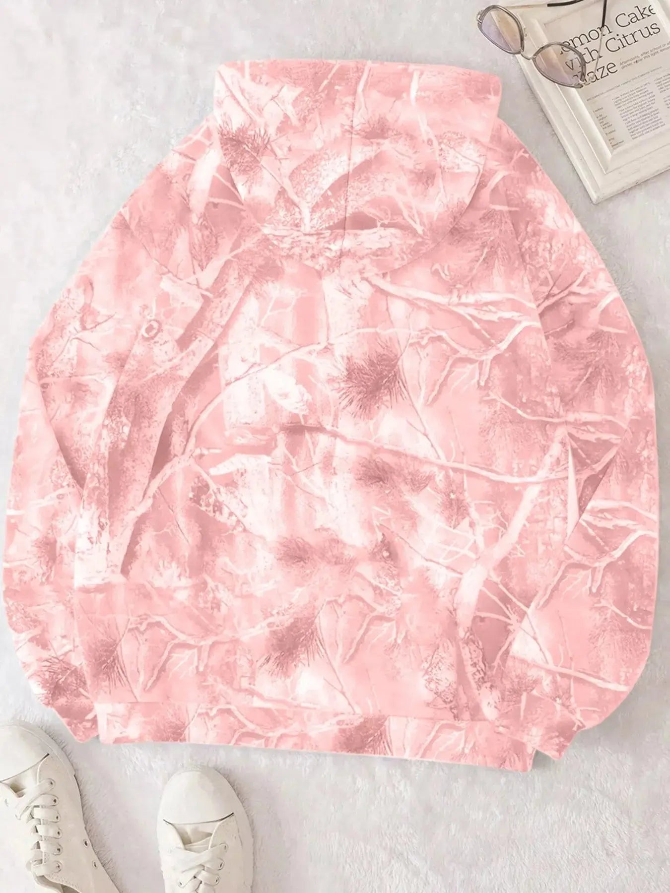 Kangaroo Pocket Long Sleeve Hoodie Simply Love