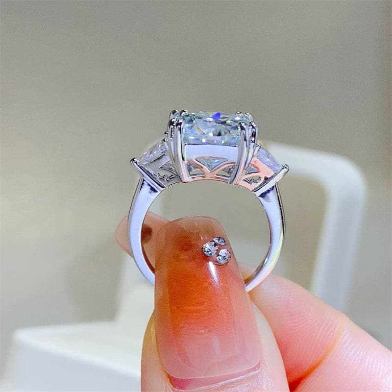 5 Carat Moissanite 925 Sterling Silver Ring.