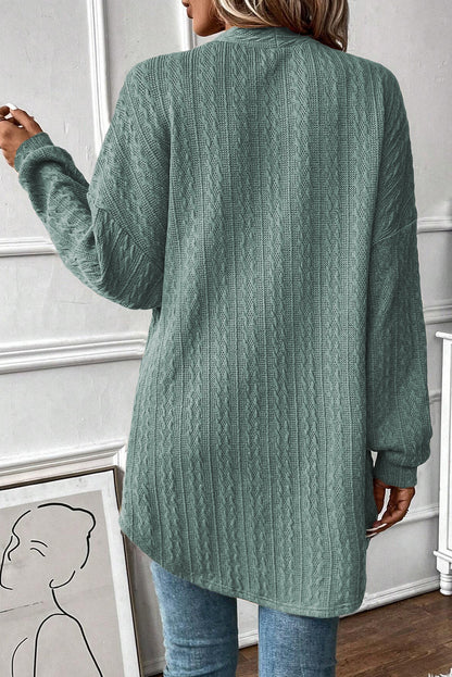 Canton Cozy Textured Knit Cardigan with Side Pockets