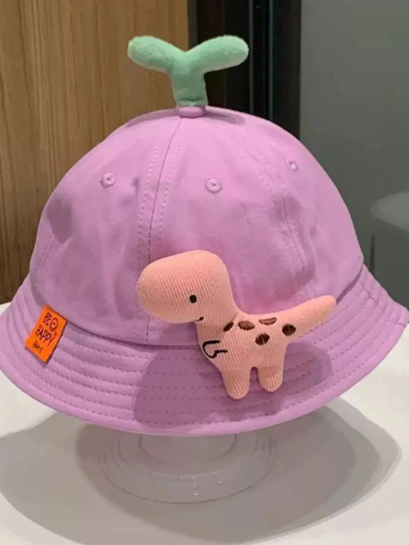 Children's Dinosaur & Sprout Decor Bucket Hat Simply Love