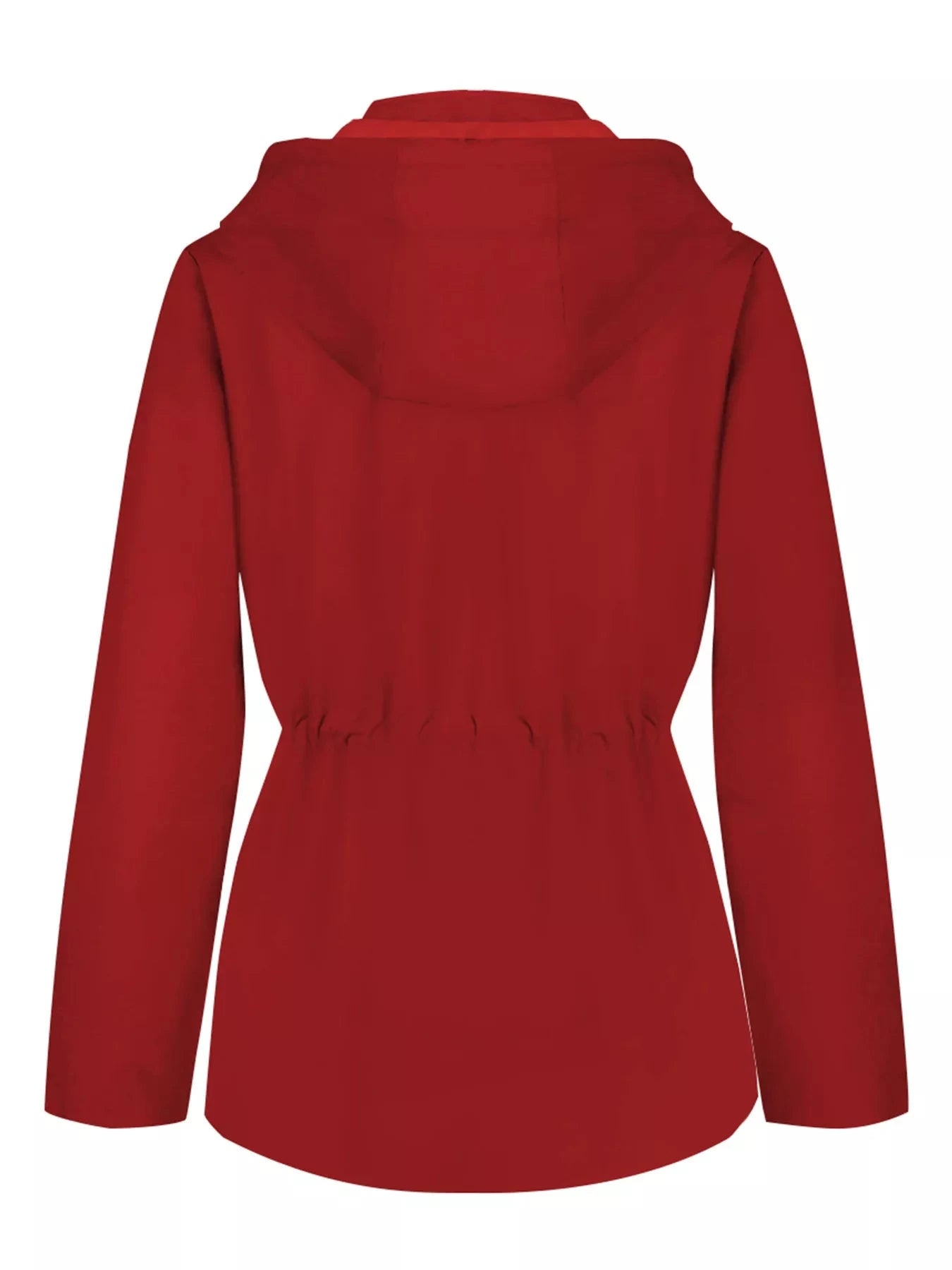 Zip Up Waterproof Hooded Outerwear With Pockets And Drawstring Simply Love