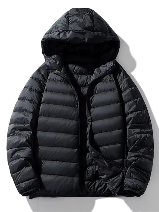 Men's Lightweight Zip Up Hooded Jacket Simply Love