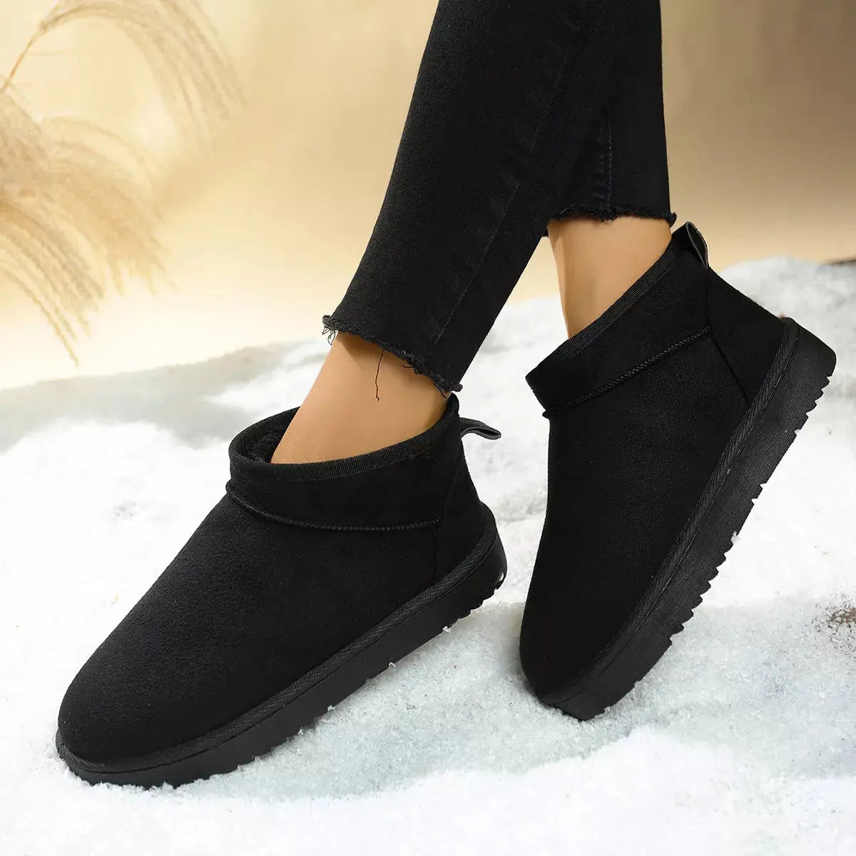 Round Toe Platform Boots Simply Love