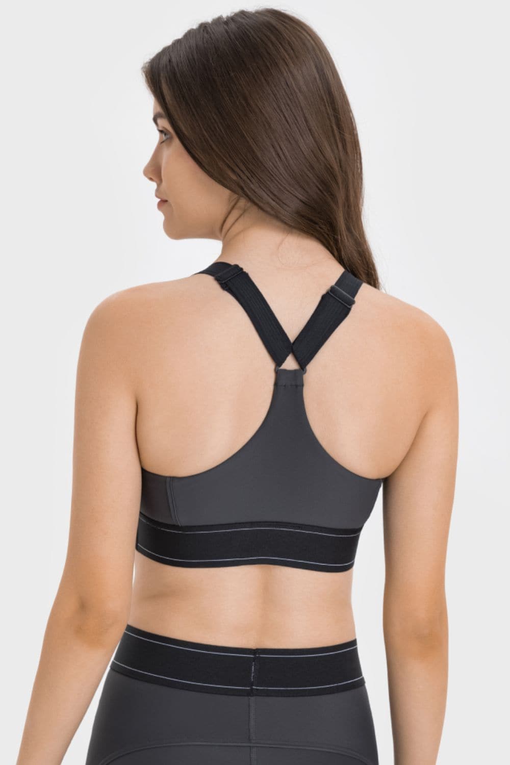 Contrast Sports Bra.