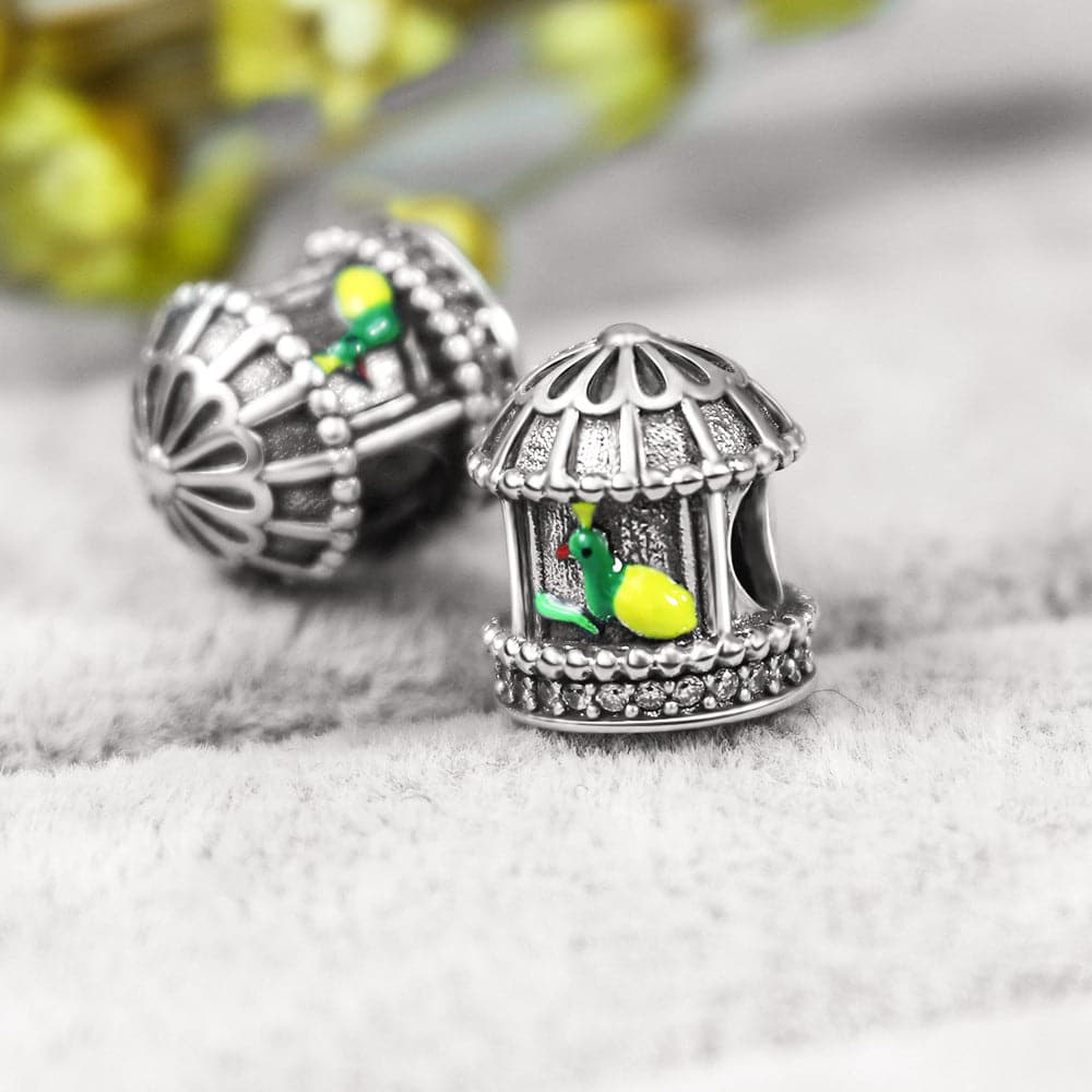 One Piece 925 Sterling Silver Bead Charm.