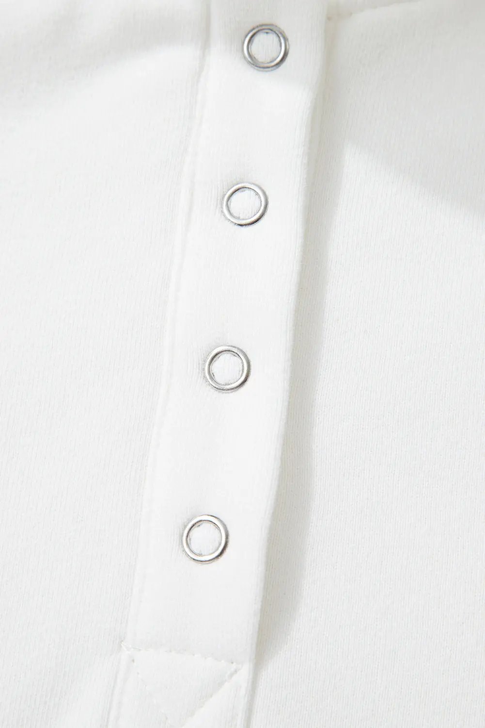 Premium Beau Blue Colorblock Snap Buttons Pullover Sweatshirt Dear-Lover Dropshipping