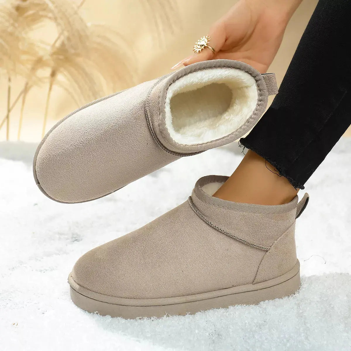 Round Toe Platform Boots Simply Love