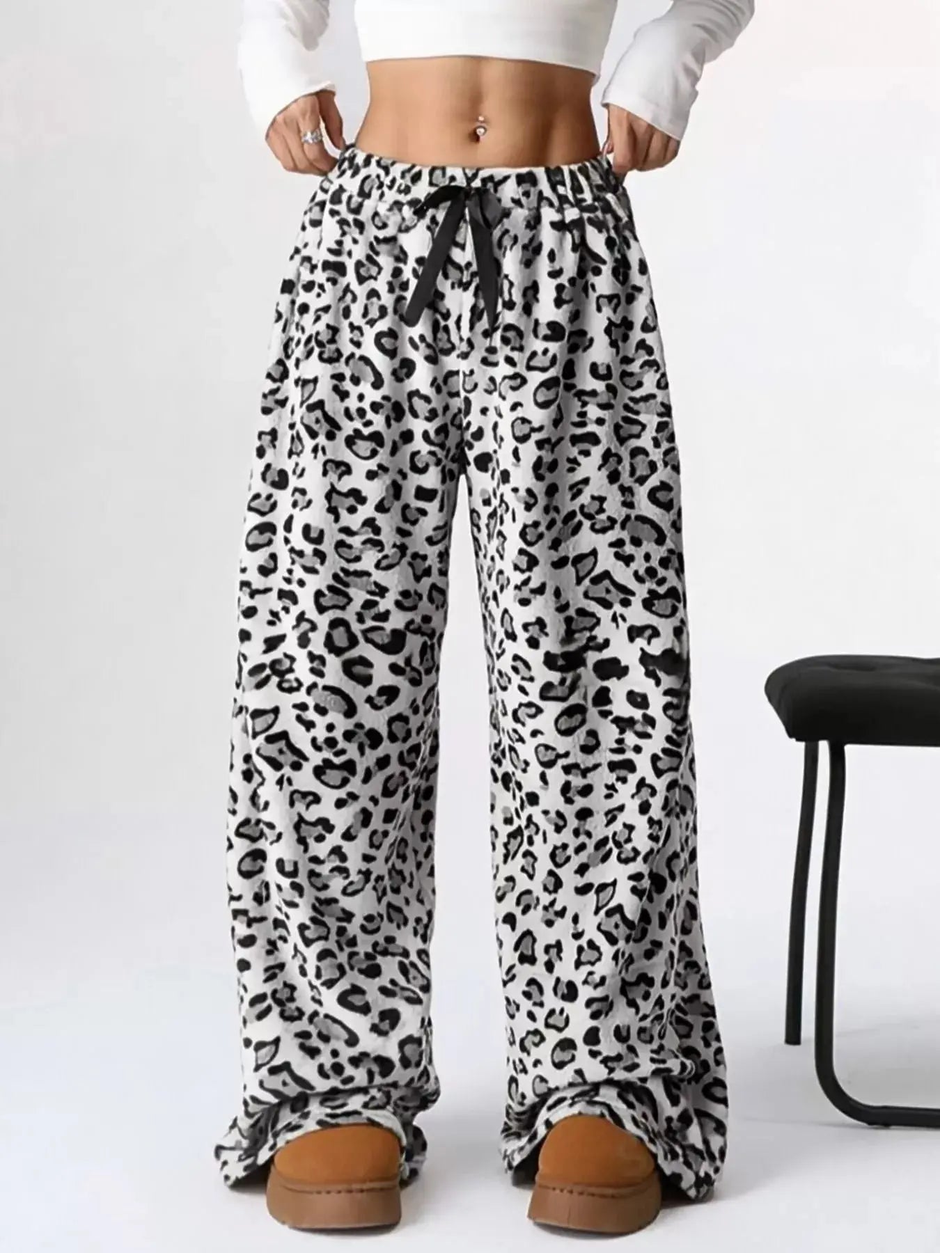 Drawstring Wide Leg Pants Simply Love