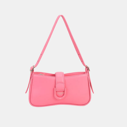 David Jones PU Leather Shoulder Bag.