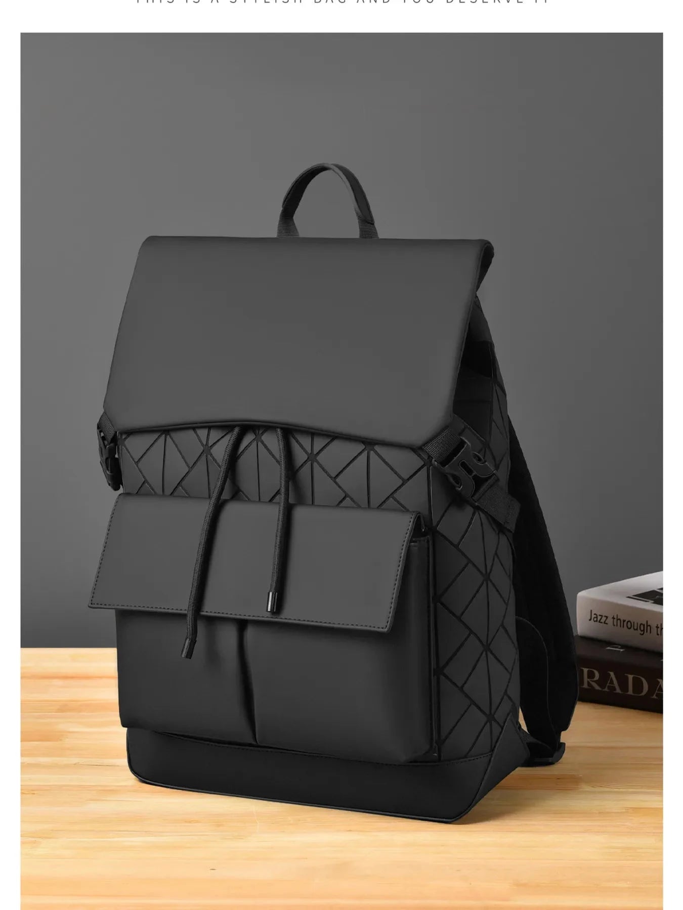 Modern Drawstring Backpack Bag Coco’s Tee Boutique