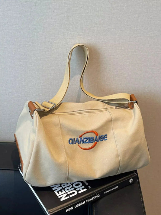 Canvas Duffel Bag with Adjustable Shoulder Strap Simply Love