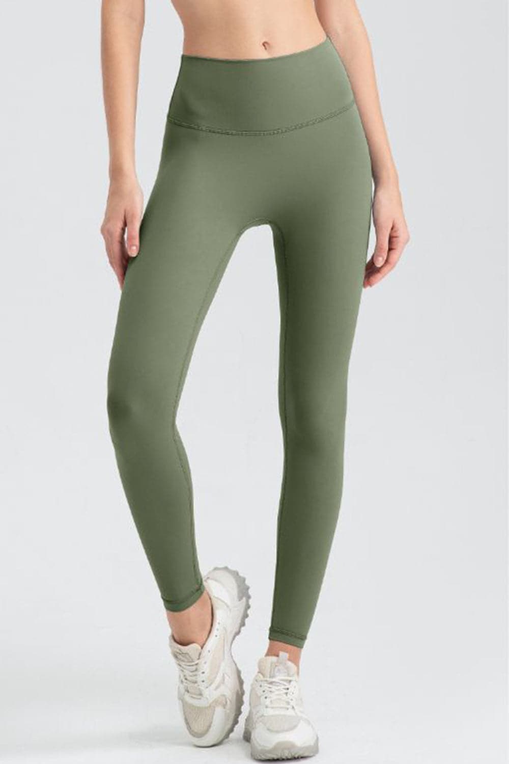 Wide Waistband Sport Leggings.