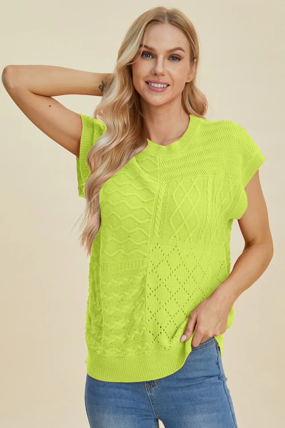 Double Take: Cozy Cable Knit Sweater