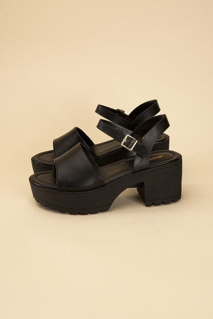 STACIE-S Platform Sandals.