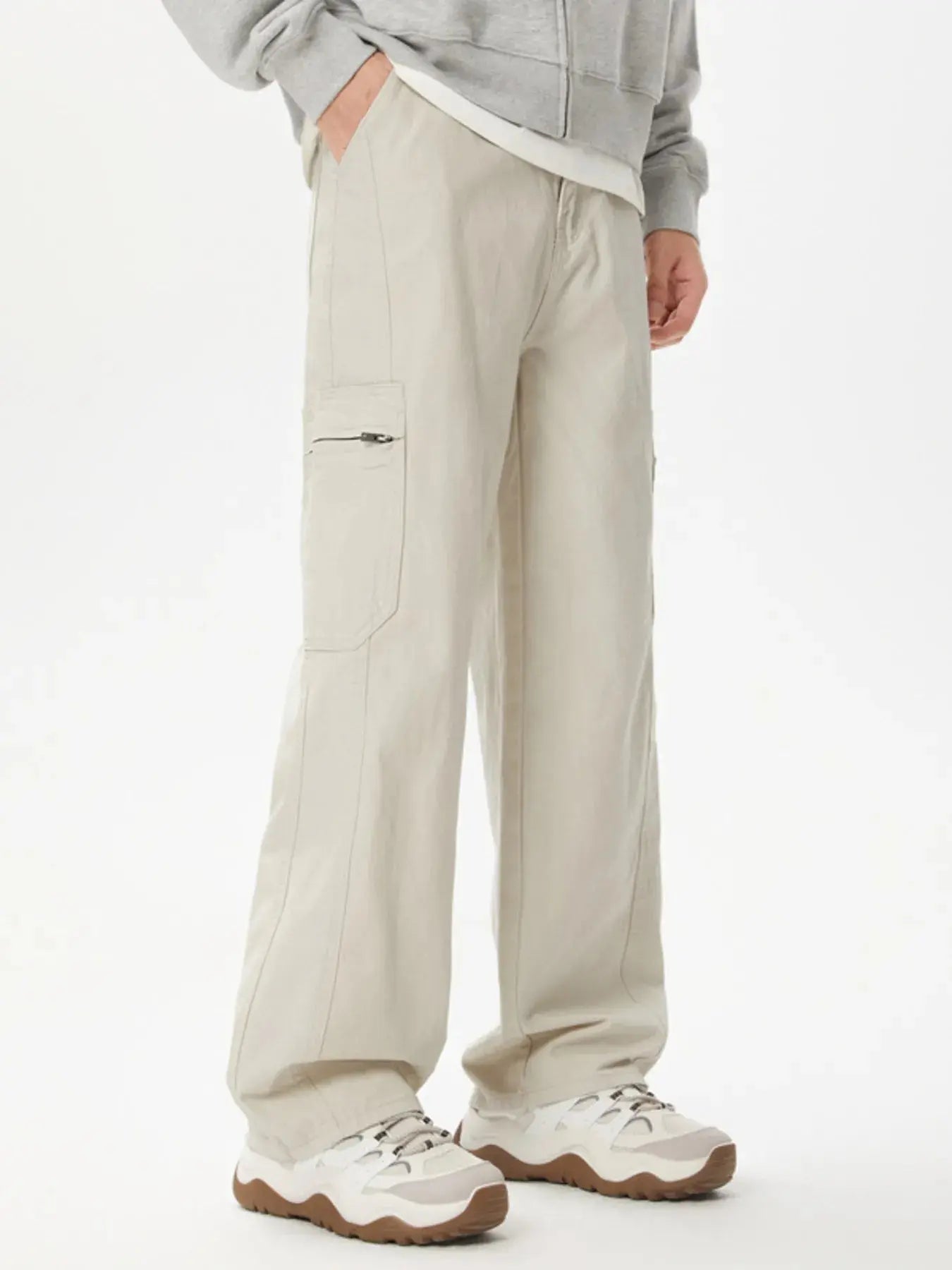 Me's Wide Leg Cargo Pants Simply Love