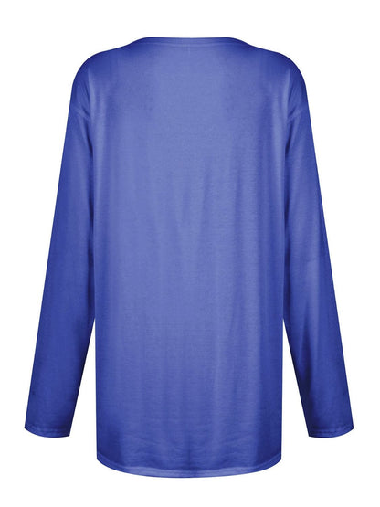 Cozy pocketed long sleeve tee