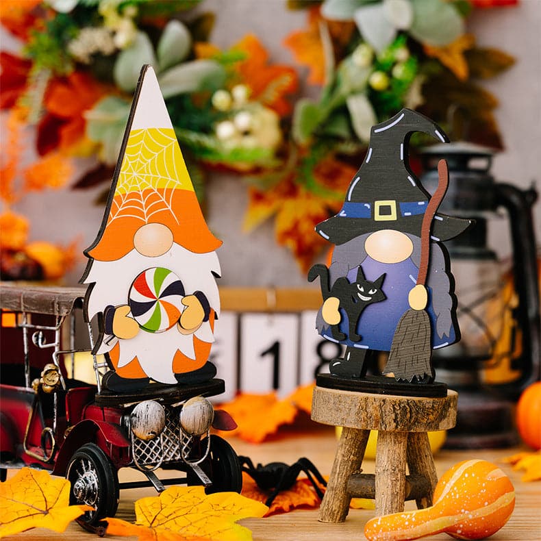 Charming Halloween Ornament Duo