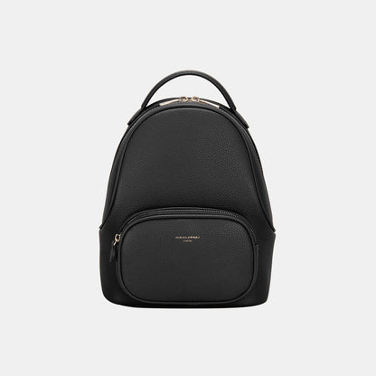 David Jones PU Leather Handle Backpack.