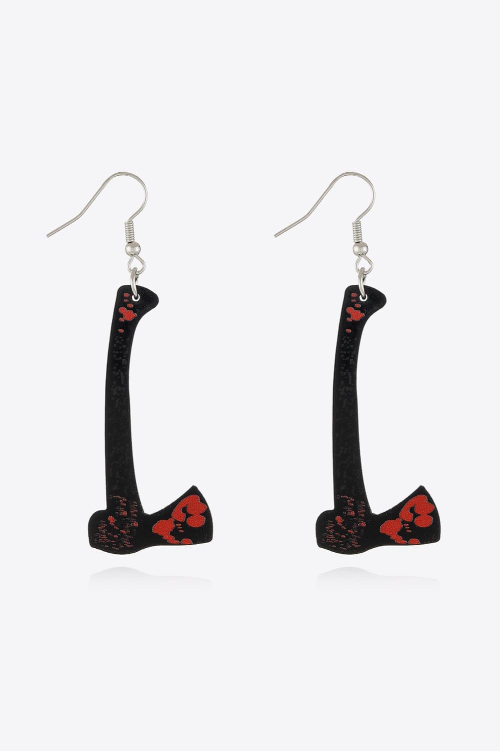 Spooky Drip Earrings with Bloody Design