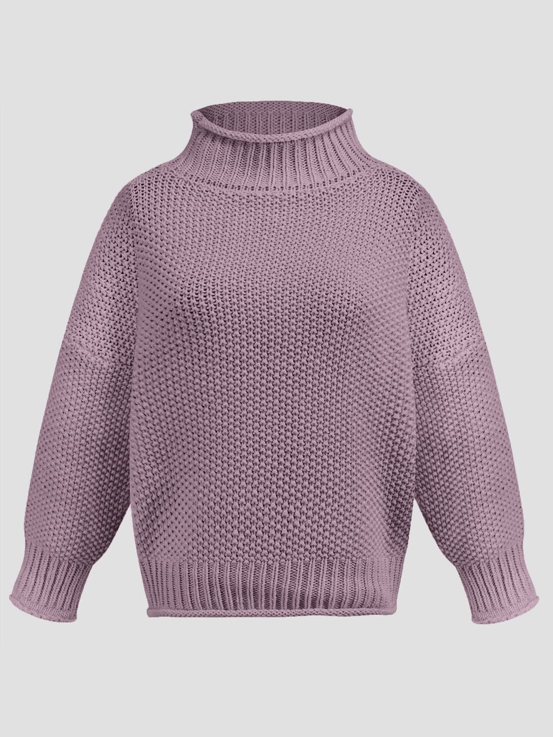 Turtleneck Long Sleeve Sweater.