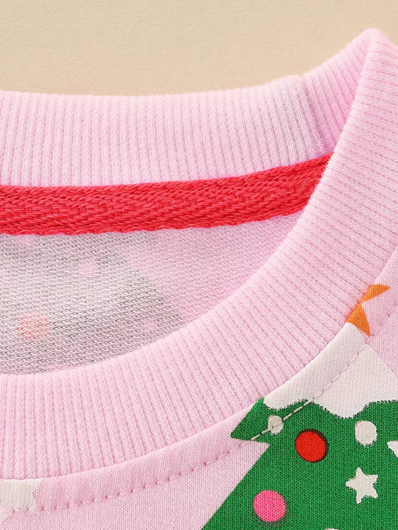 Children's Christmas Tree Print Crewneck Sweatshirt Simply Love