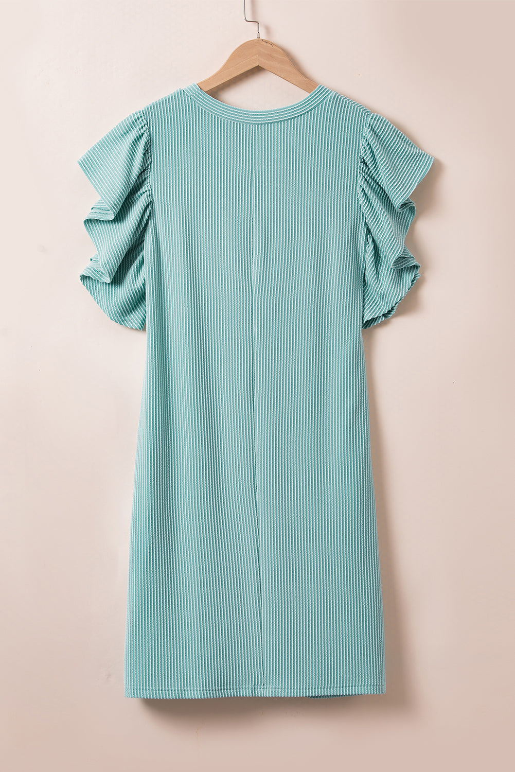 Jocelyn Ruffled Flutter Sleeve Dress for Women - Love Salve 