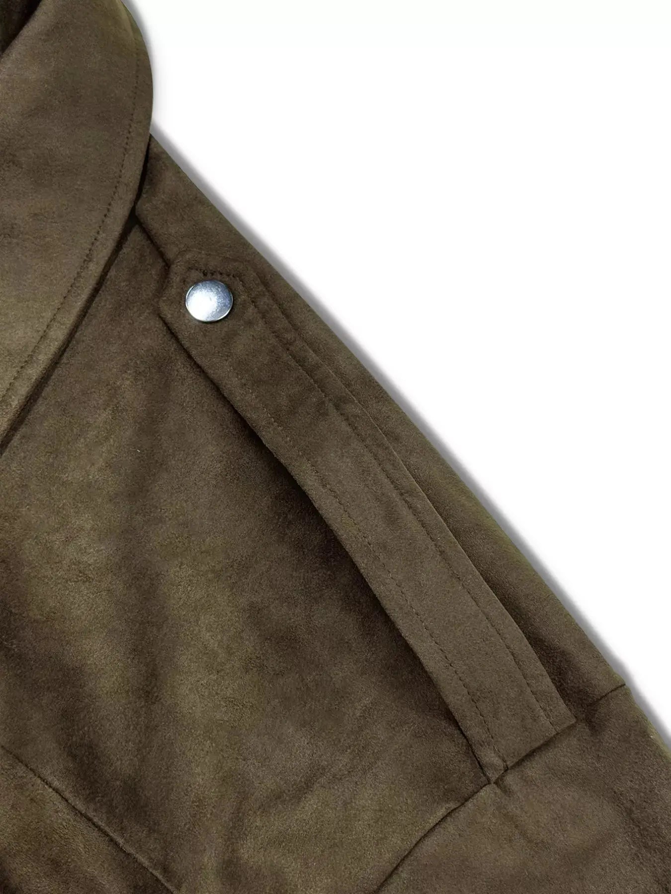 Plus Size Suede Cropped Bomber Jacket Simply Love