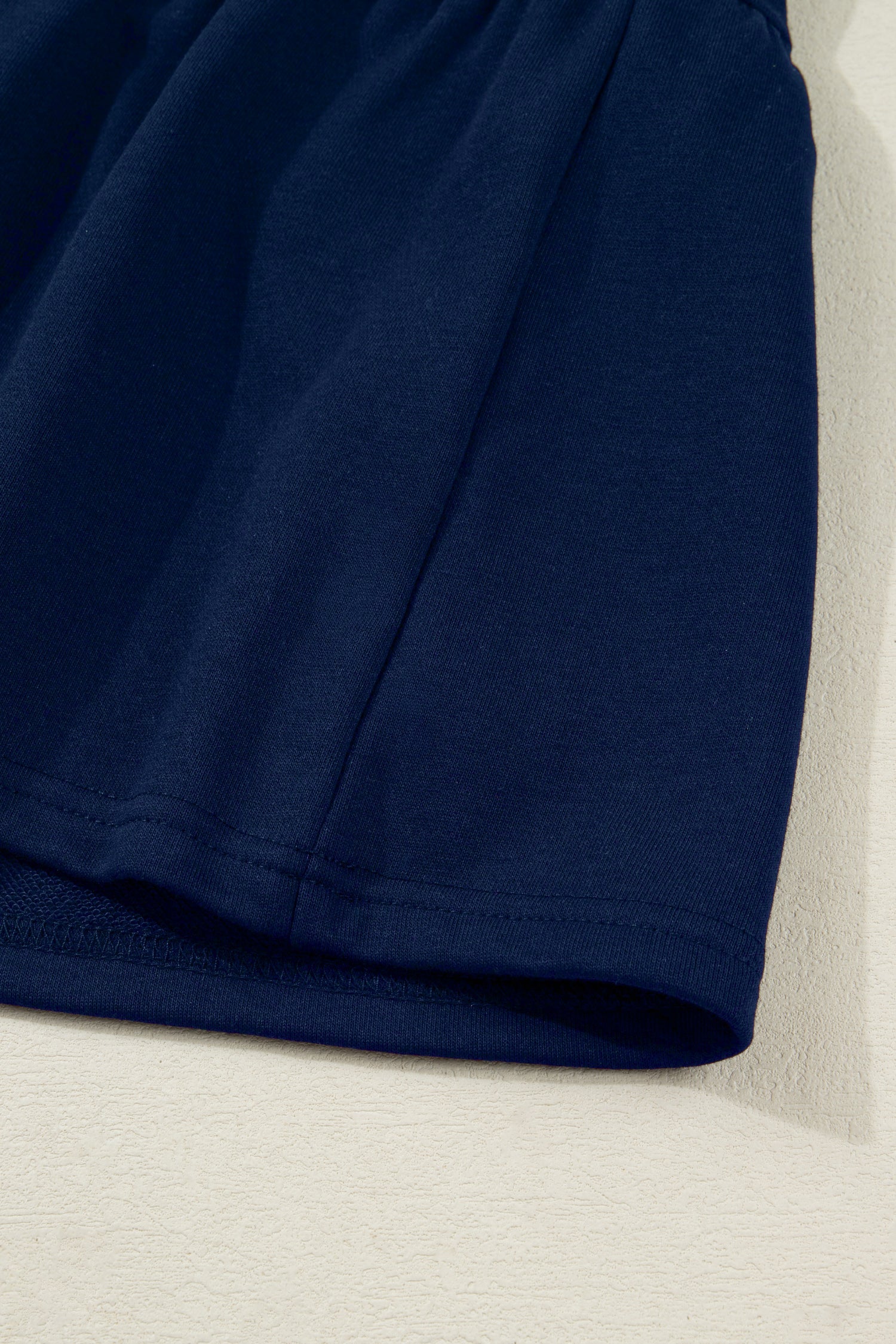 Dear-Lover Blue Mini Dress Women's Casual Fall Outfit Long Sleeve, Ruffle Hem Dear-Lover Dropshipping