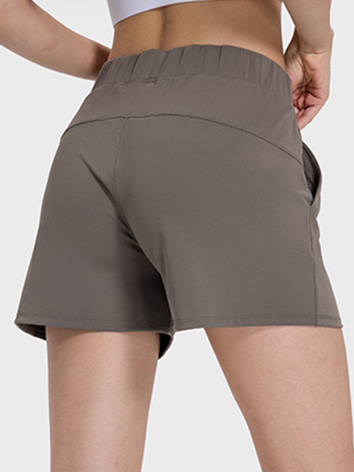 Elastic Waist Active Shorts.