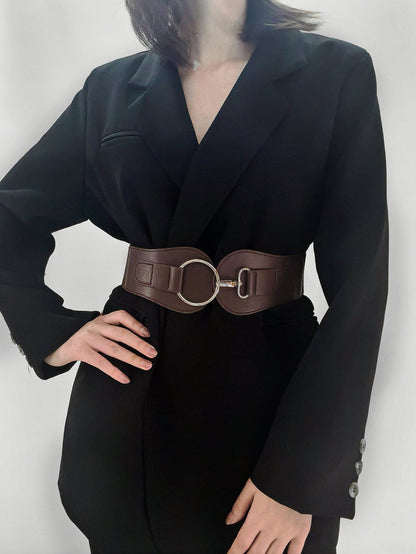 PU Elastic Wide Belt.