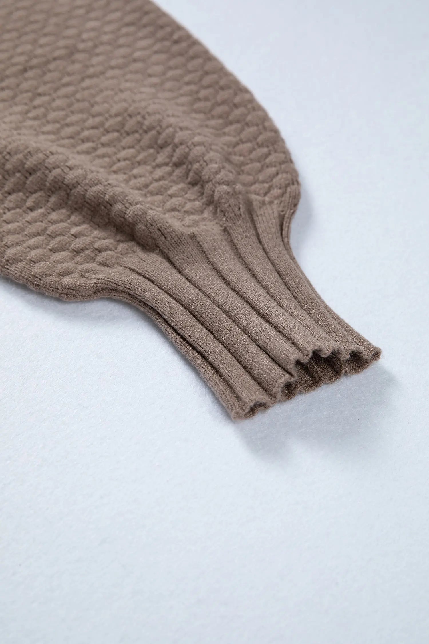 Goat Mixed Texture Knit Button V Neck Cardigan Sweater Dear-Lover Dropshipping