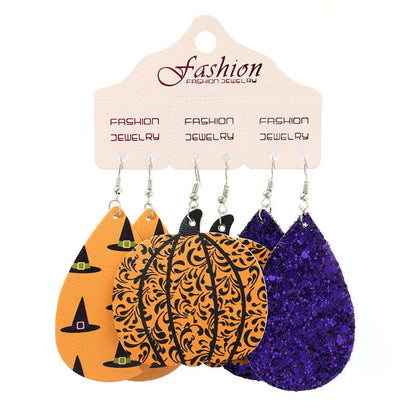 Gothic teardrop earrings - Halloween charm