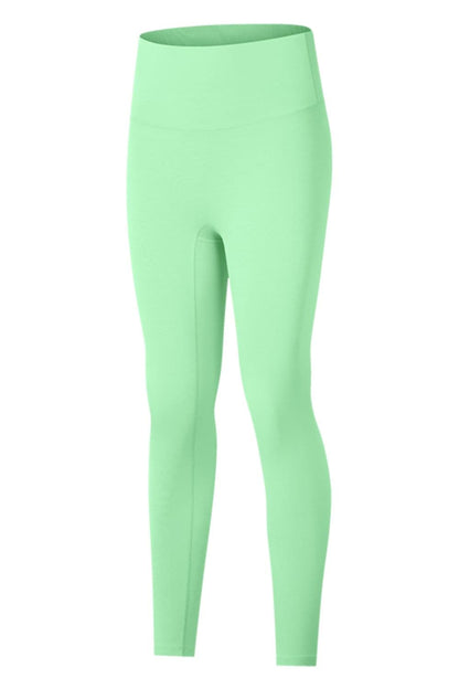 High-Rise Wide Waistband Yoga Leggings.