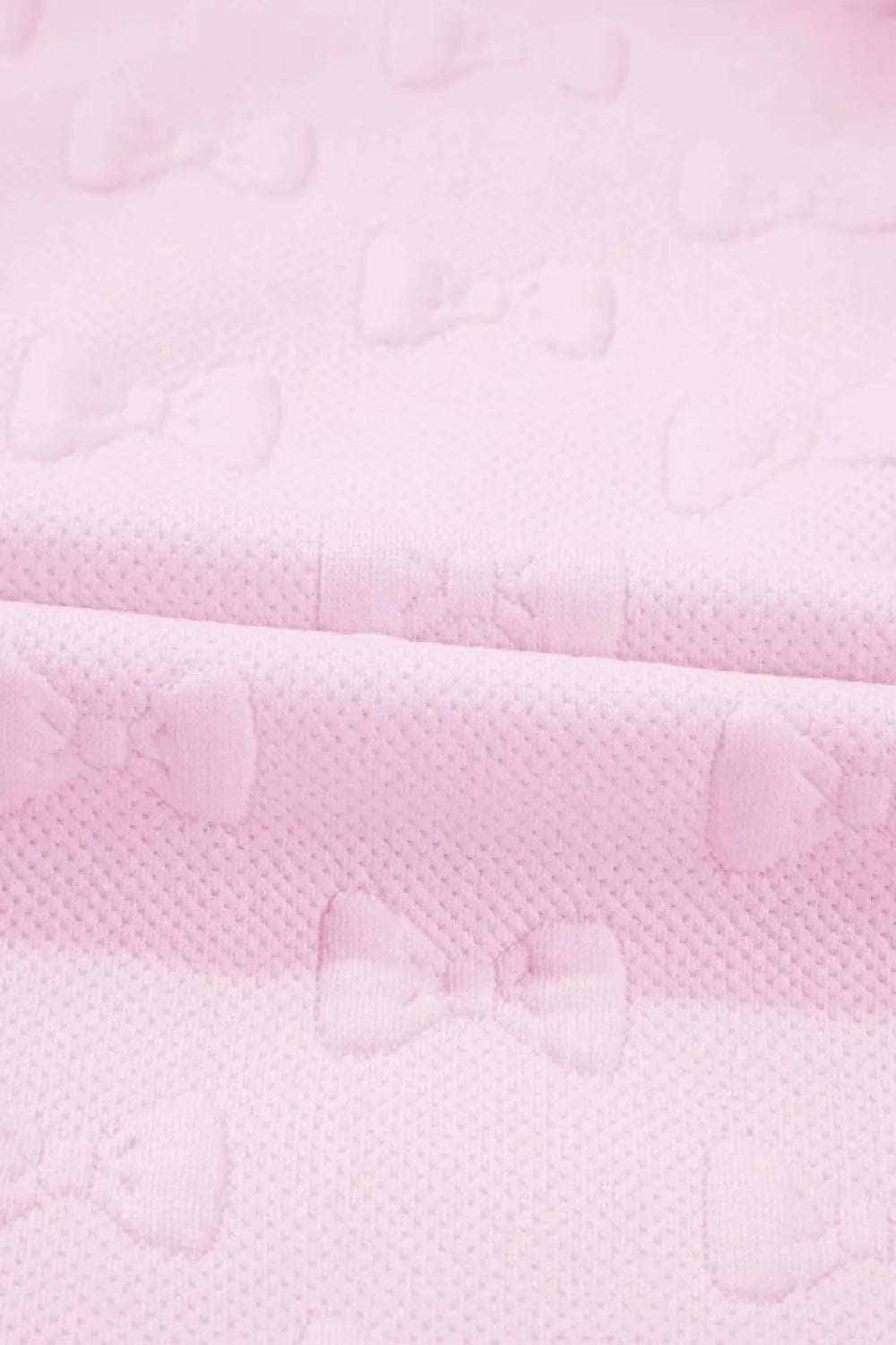 Simply Love: Bow Jacquard Shorts Set