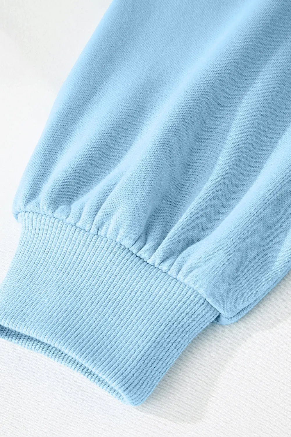 Premium Beau Blue Colorblock Snap Buttons Pullover Sweatshirt Dear-Lover Dropshipping