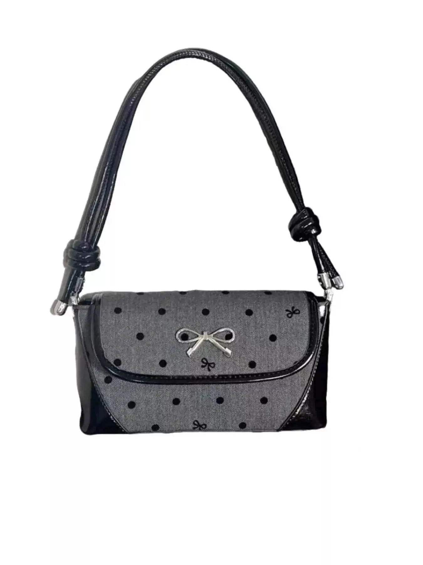 Bow Decor Flap Shoulder Bag Simply Love