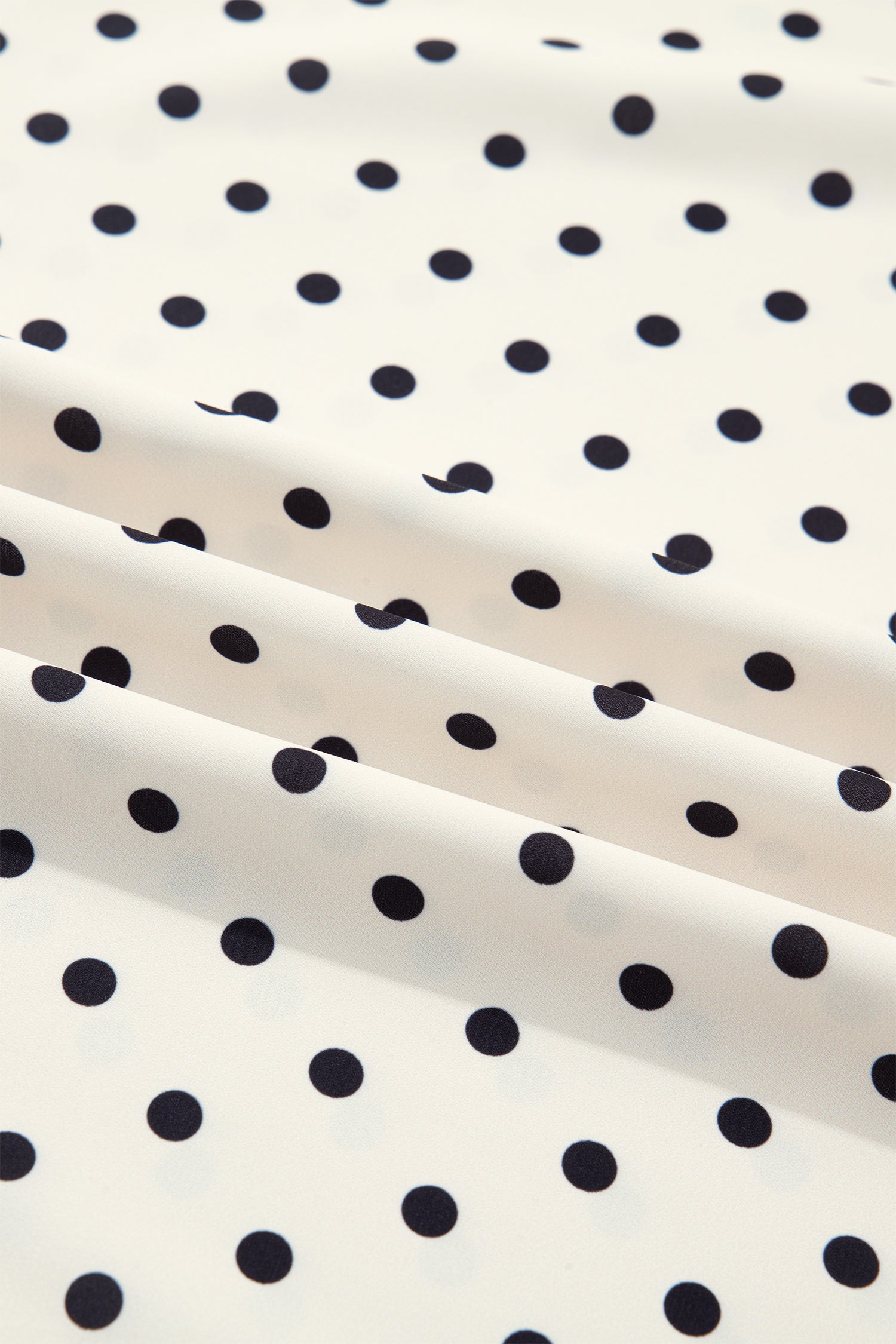 Apricot Plus Size Polka Dot Print Lace Trim V Neck Sleeveless Top - Love Salve