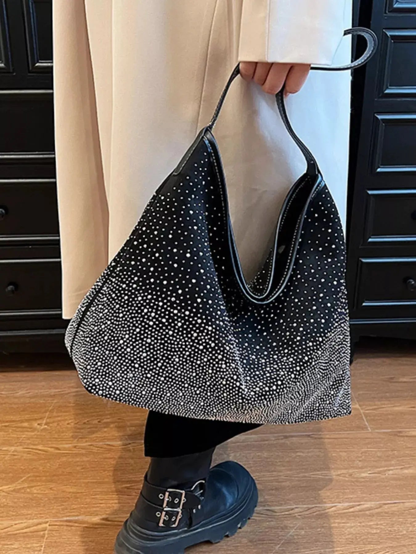 Rhinestone Tote Bag Simply Love