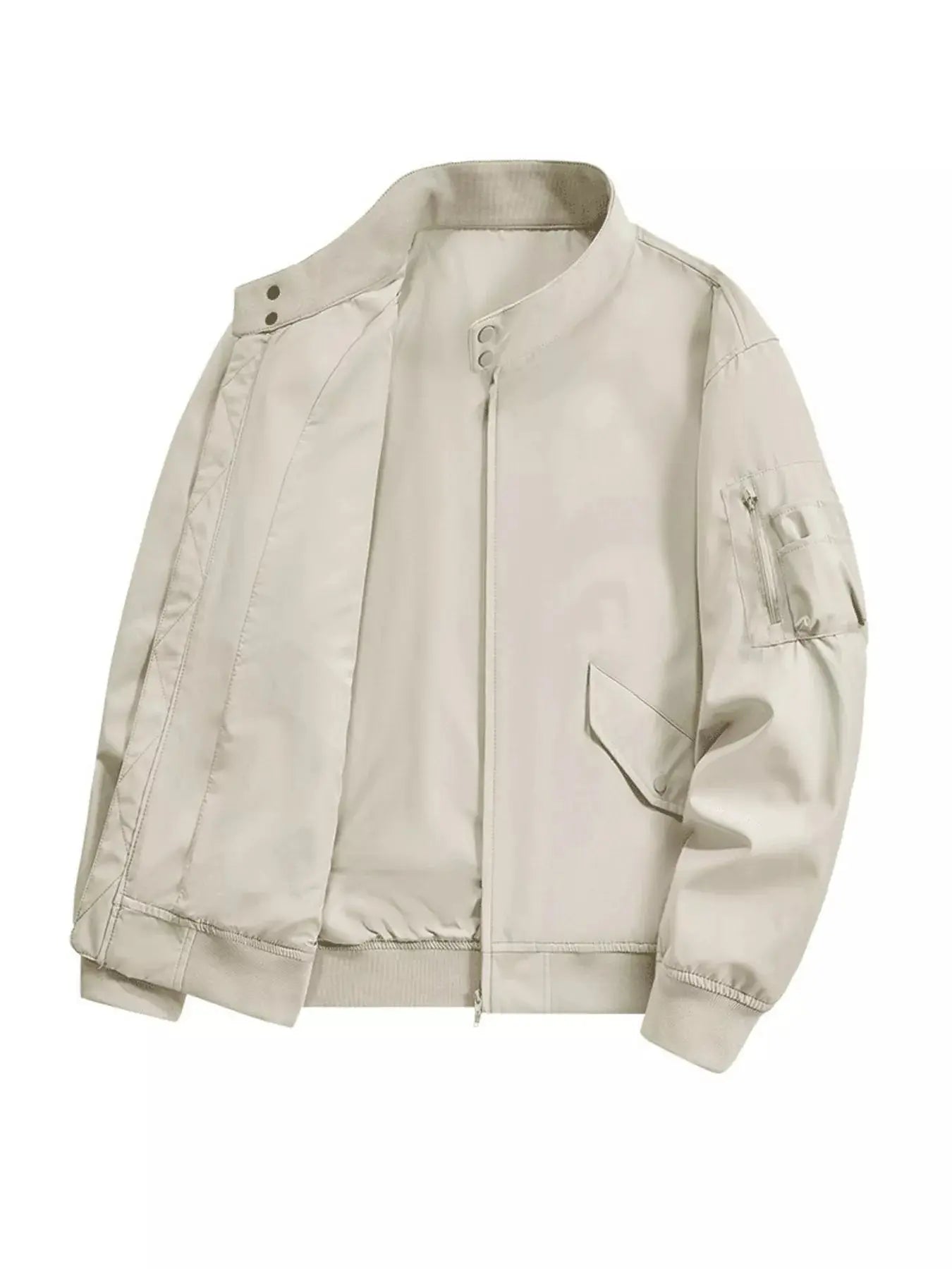 Men's Plus Size Casual Lightweight Zip Up Jacket Simply Love