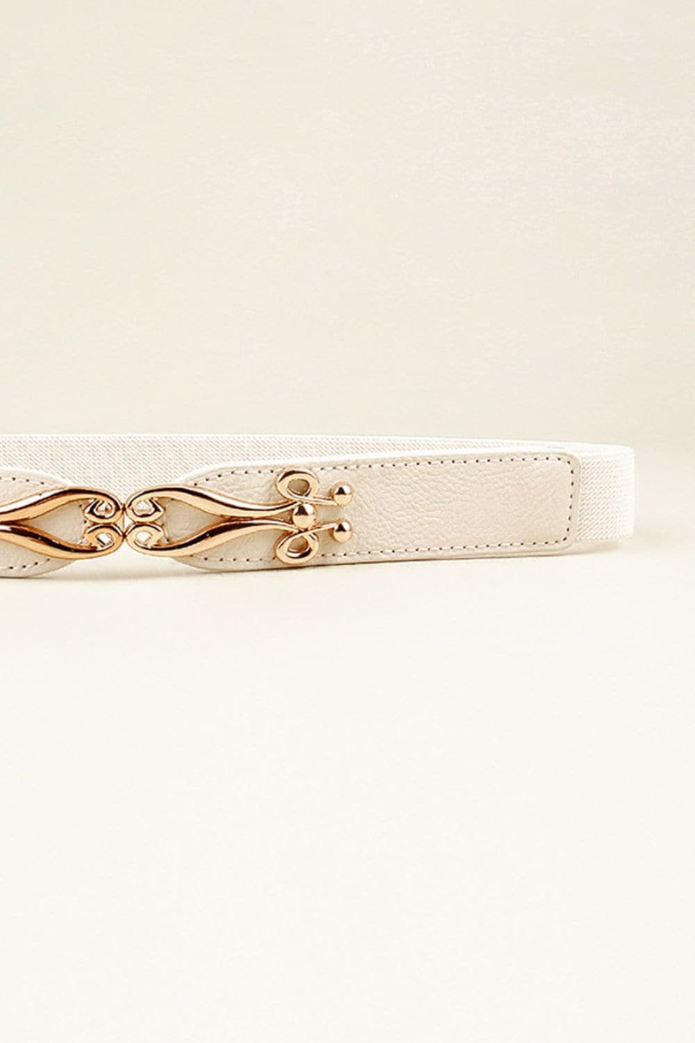 Alloy Buckle Elastic Belt.