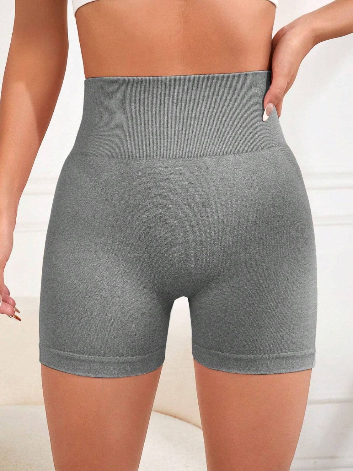 High Waist Active Shorts.