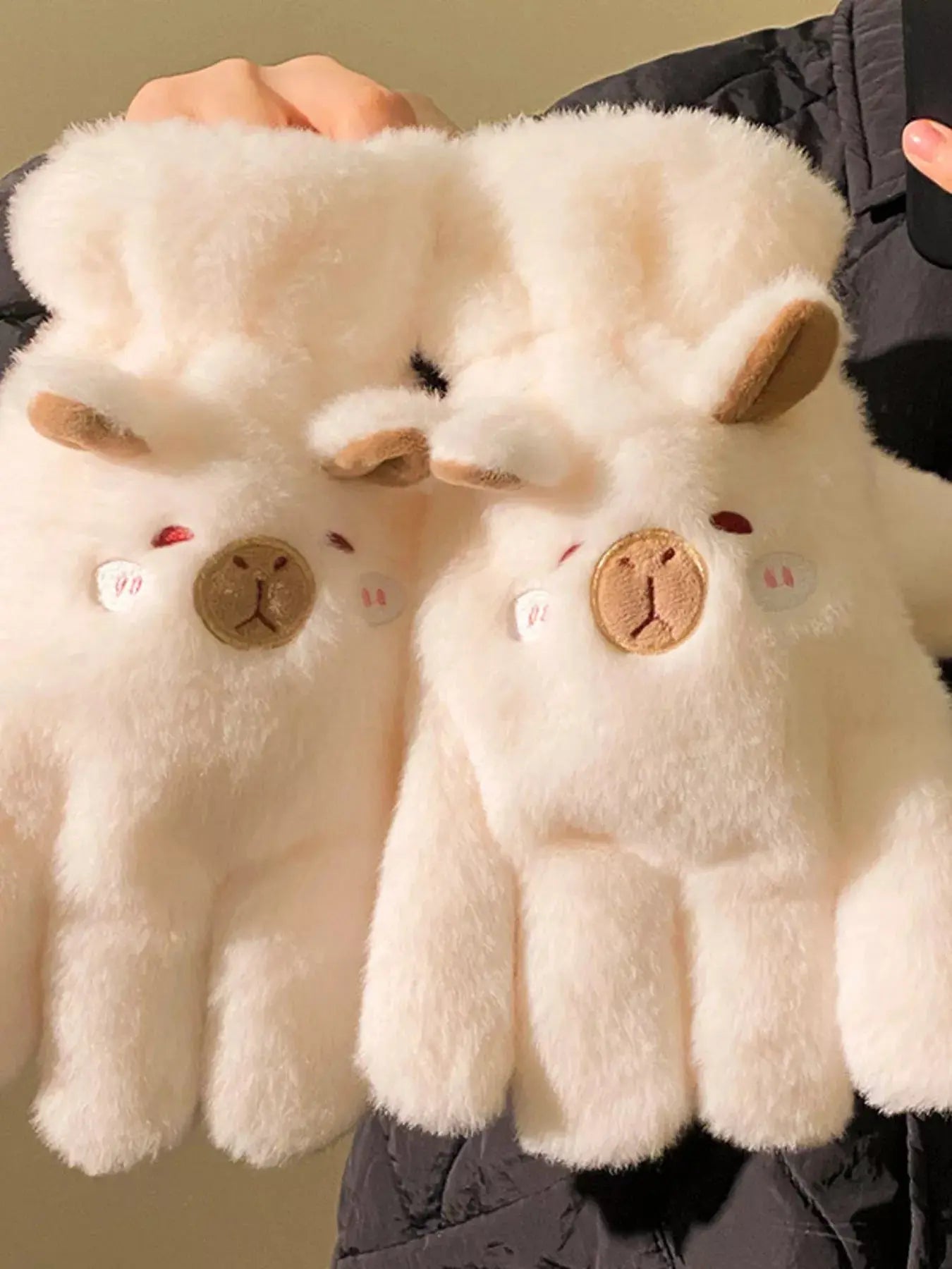 Cartoon Animal Plush Gloves Simply Love