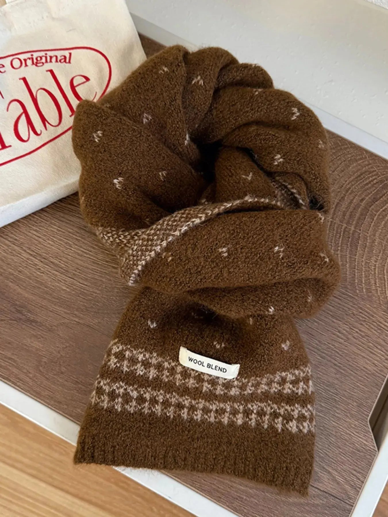 Winter Warm Knitted Scarf Simply Love