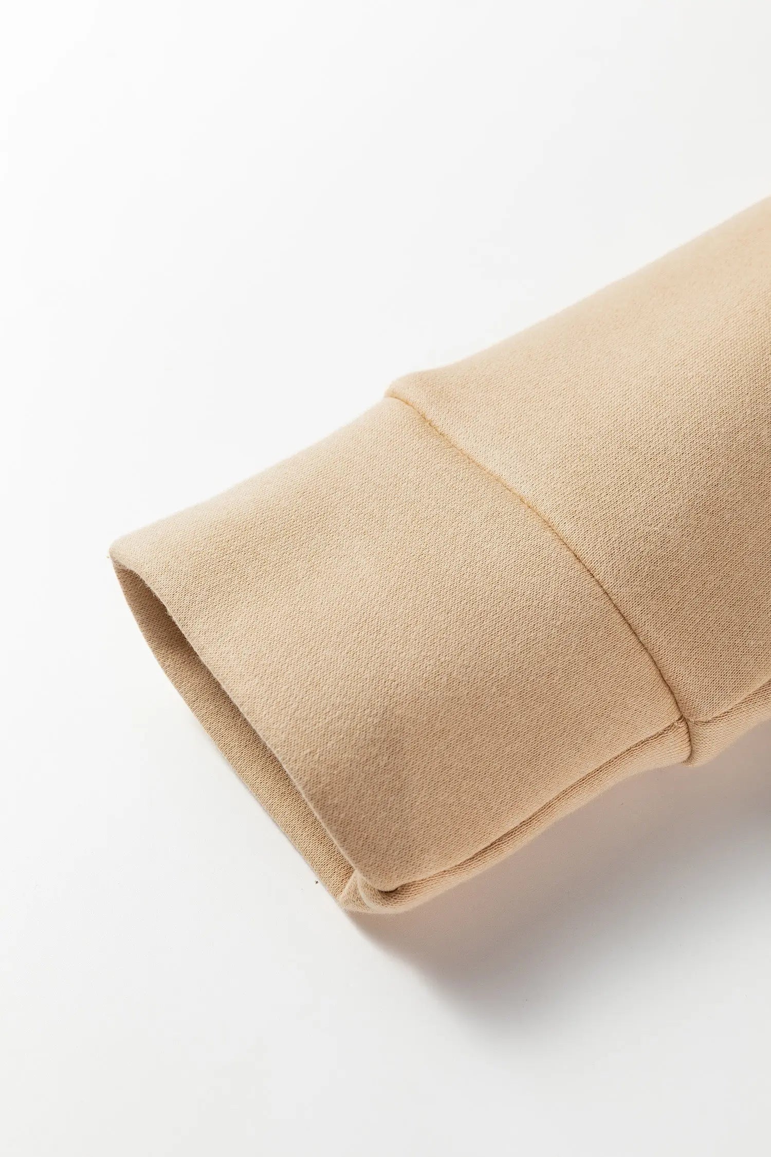 Dear-Lover Beige Sweatshirt Women's Casual Everyday Pullover V-Neck Soft Dear-Lover Dropshipping